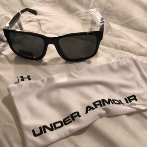 Shiny Black Sunglasses Under Armour